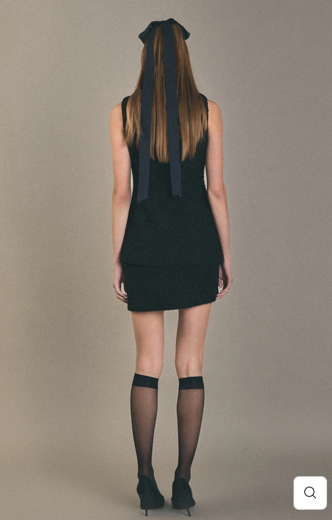 Black Tweed Skirt