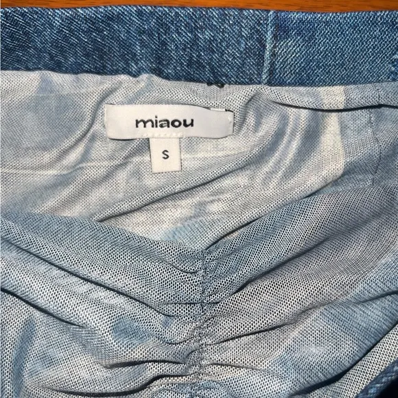 Blue Alva Miniskirt