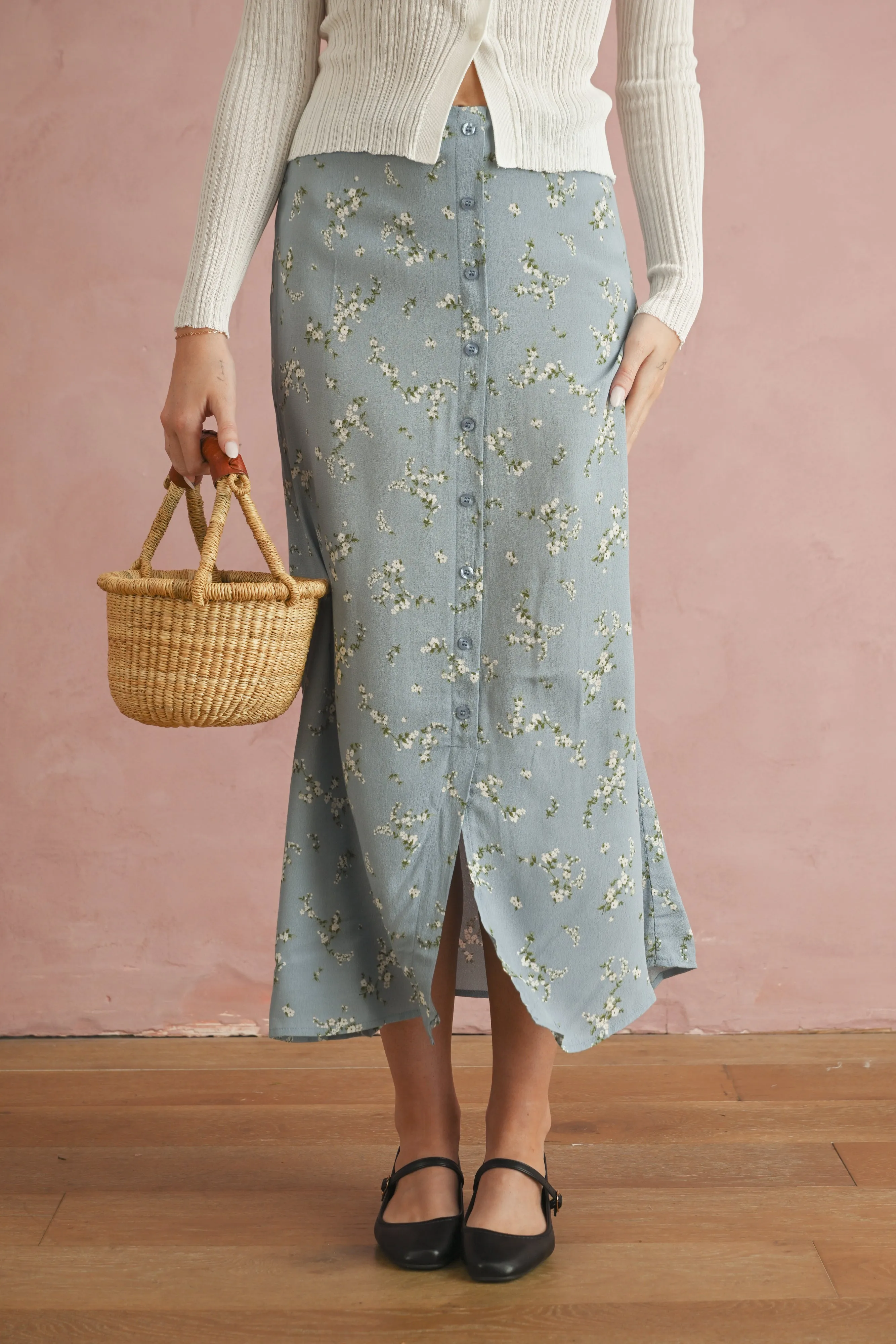 Blue Skies Stuck In Your Eyes Skirt
