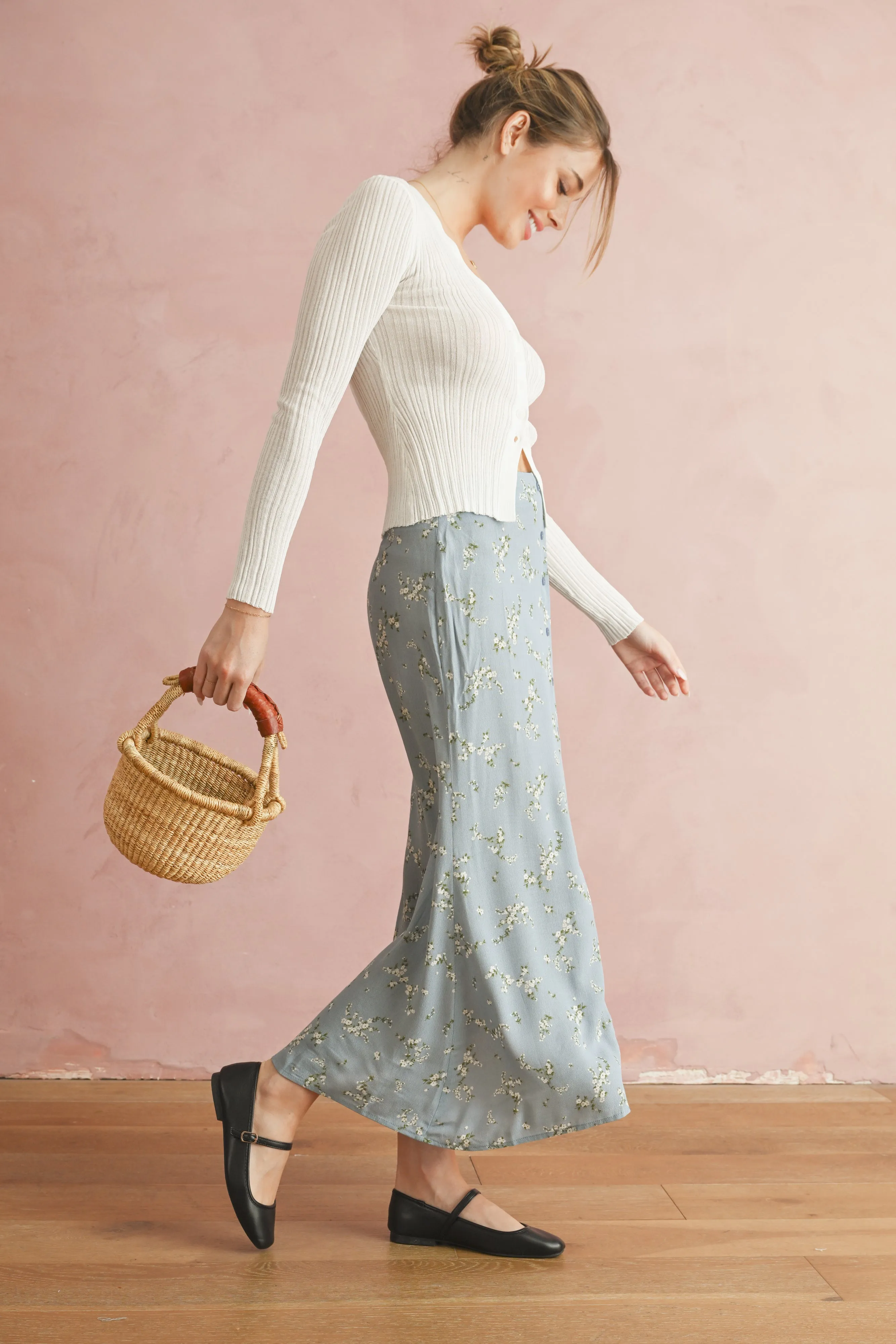 Blue Skies Stuck In Your Eyes Skirt