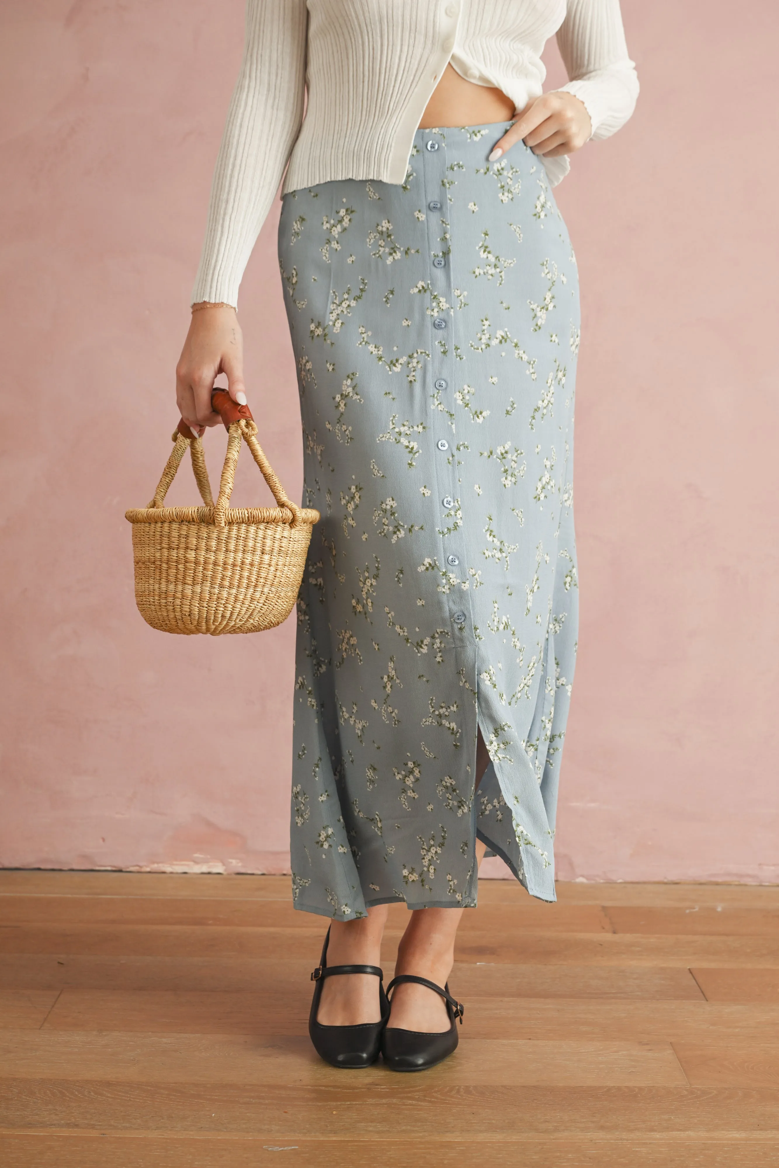Blue Skies Stuck In Your Eyes Skirt