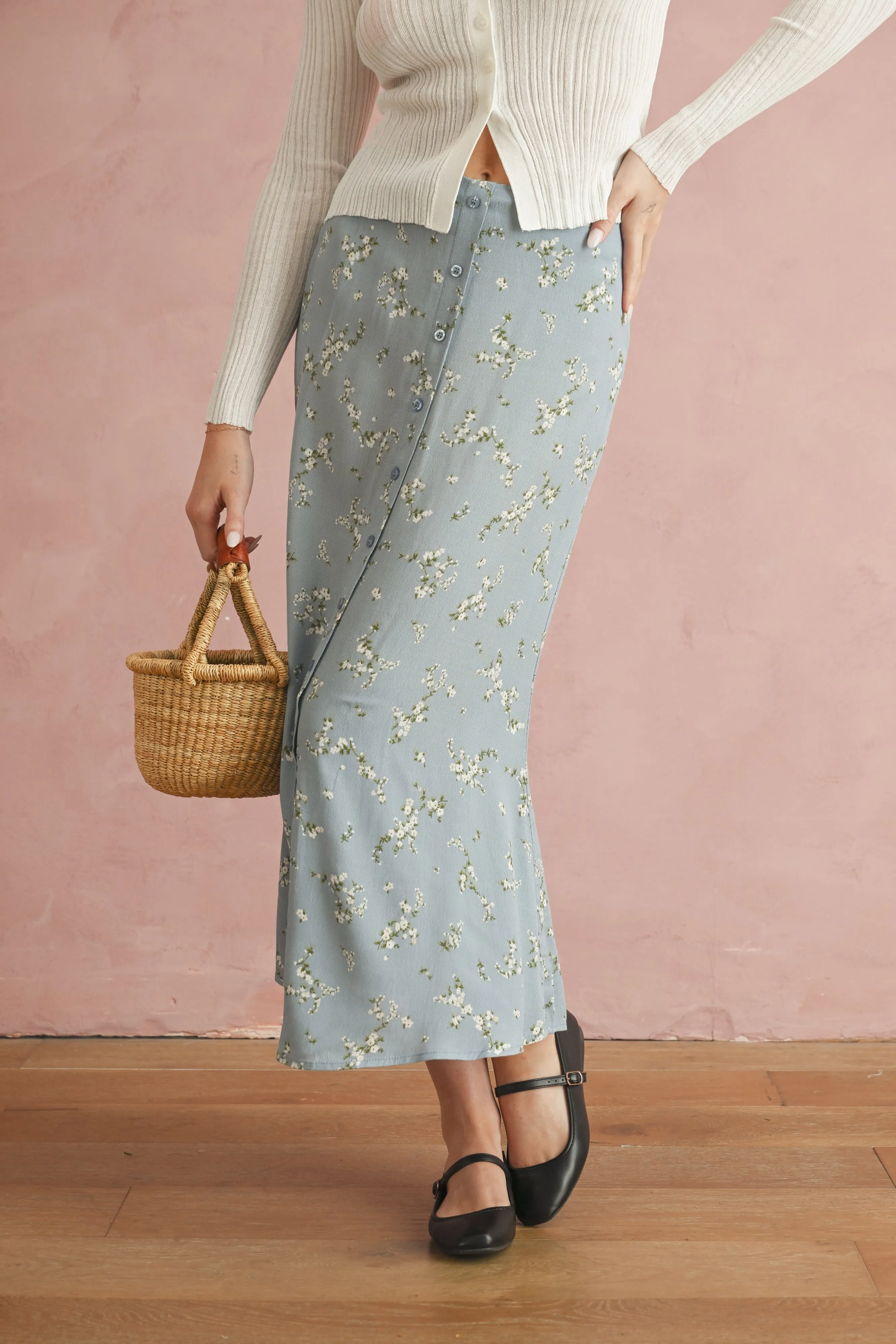 Blue Skies Stuck In Your Eyes Skirt