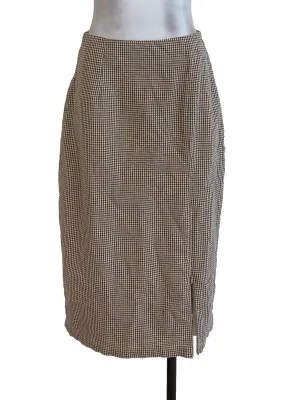 Brown Tartan Skirt