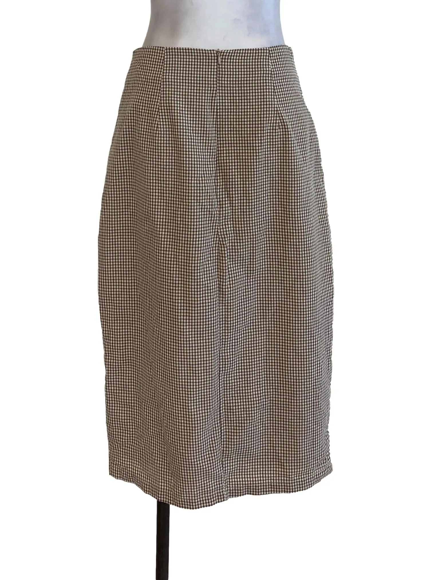 Brown Tartan Skirt