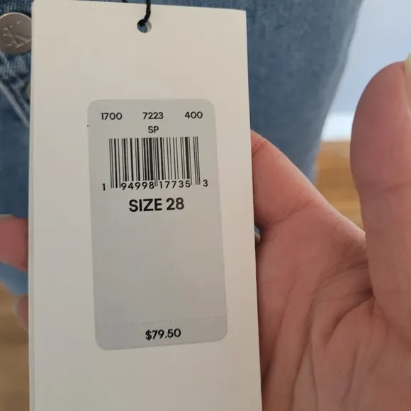 Calvin Klein Pride Denim High Rise Mini, BNWT, Size 28