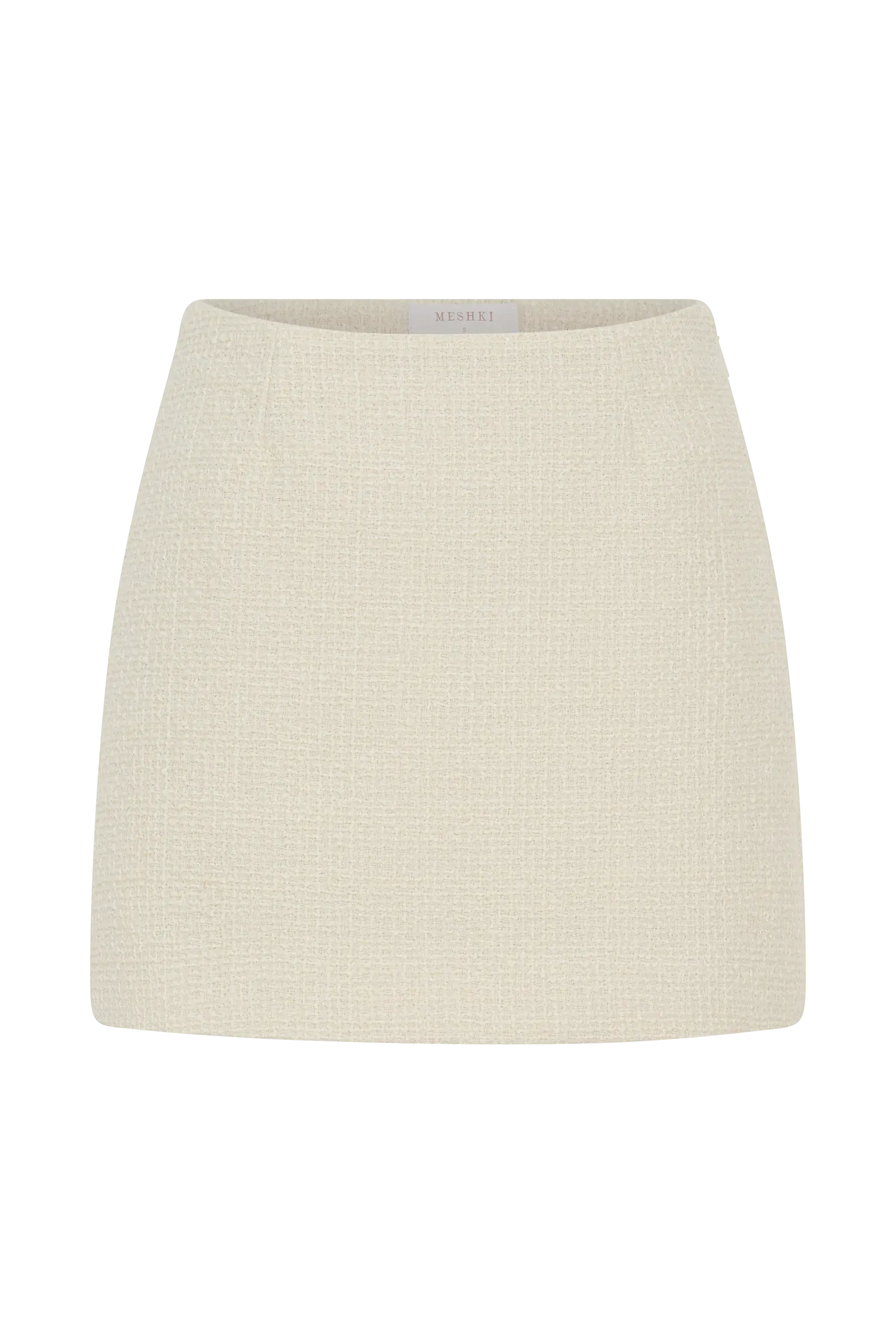 Camilla Boucle Mini Skirt - Ivory