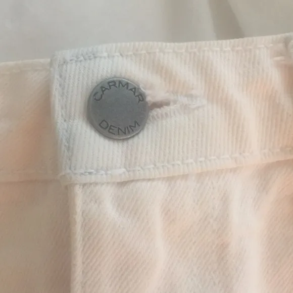 Carmar high waisted jean skirt  pink size 27