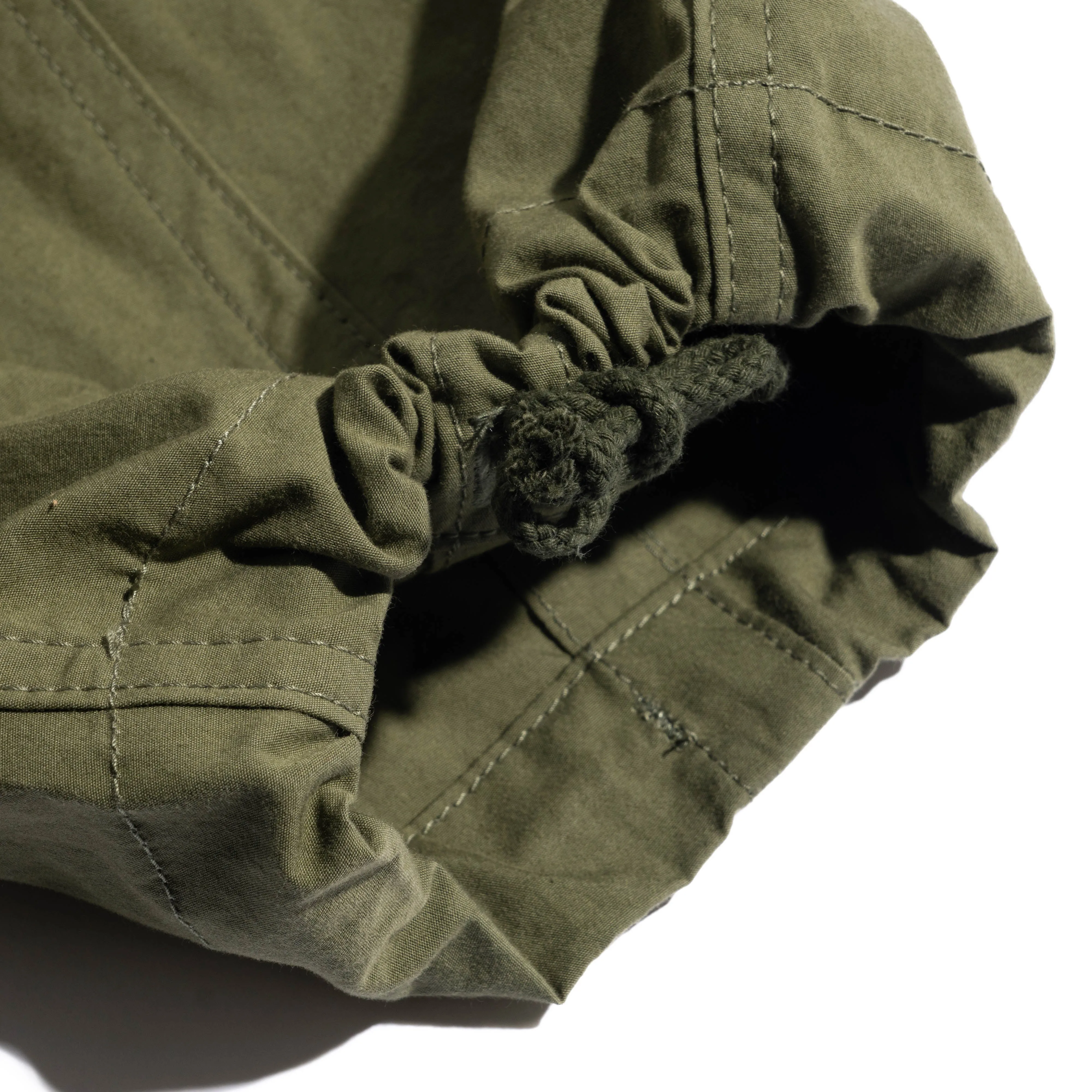 CdGH Cotton Wide Cargo Pants Green HO-P011-051
