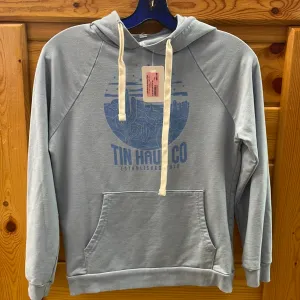 CL10-098-0300-0772 Tin Haul Hoodie  - Light Blue w/cactus