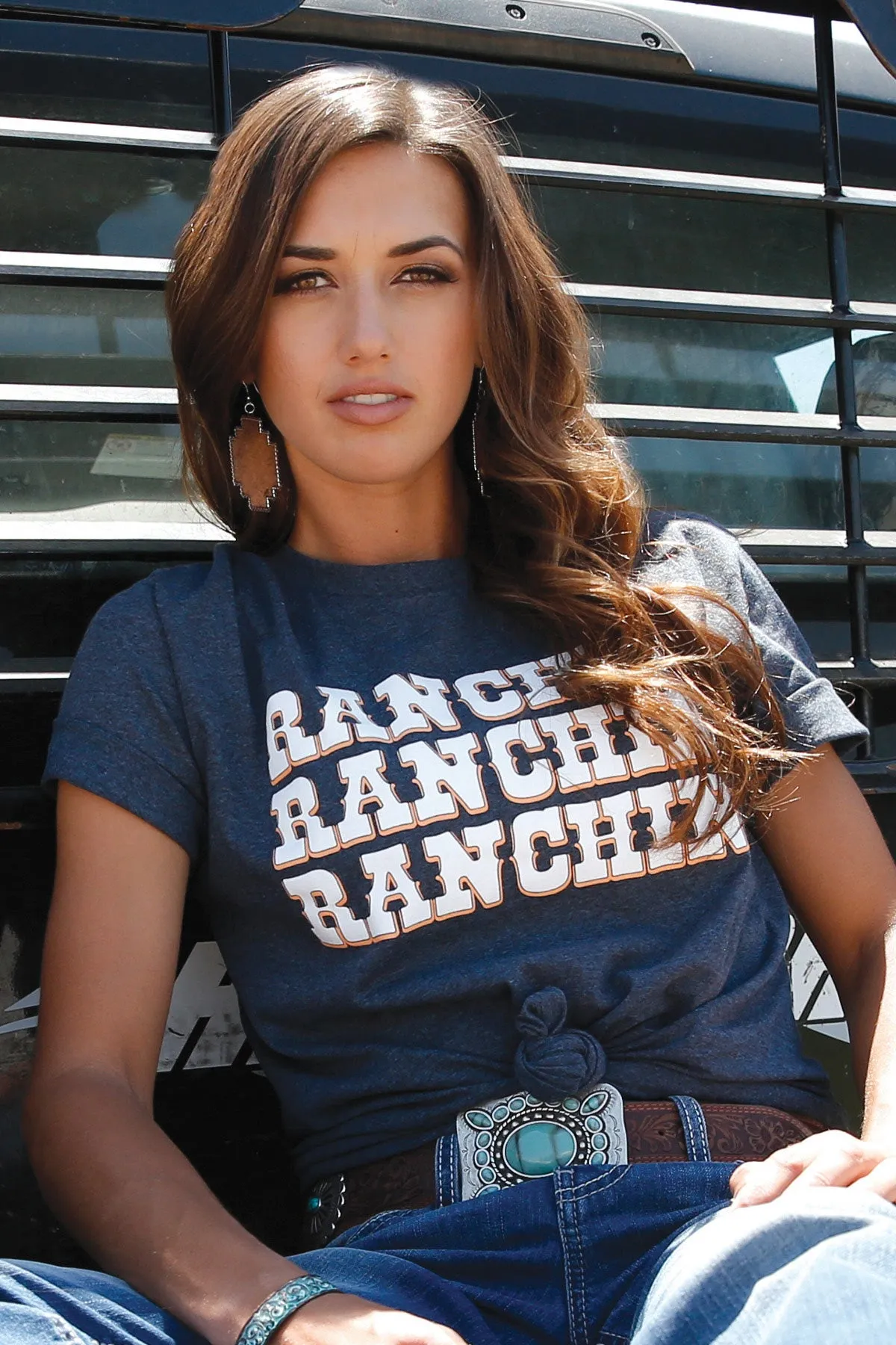 CLCTT7385002 T-Shirt Womens "Ranchin"