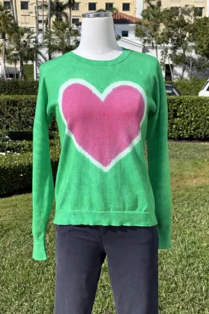 Clover Heart Crew Sweater