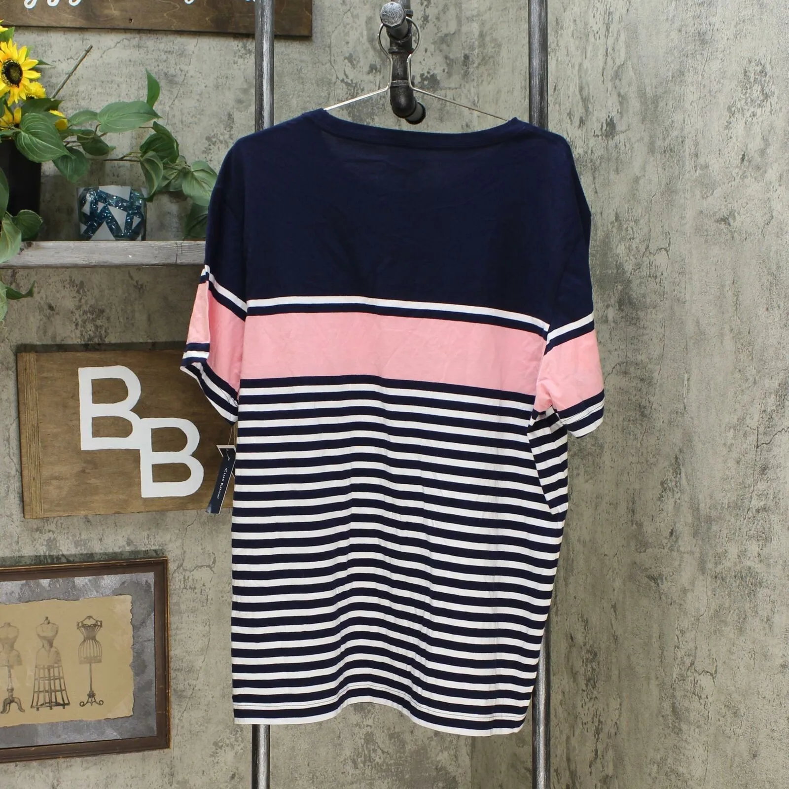 Club Room Men's Striped Pocket T-Shirt