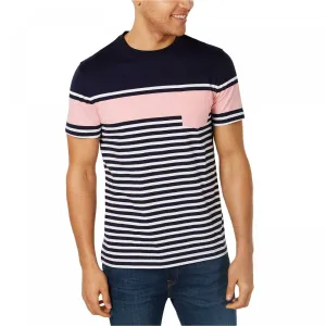 Club Room Men's Striped Pocket T-Shirt