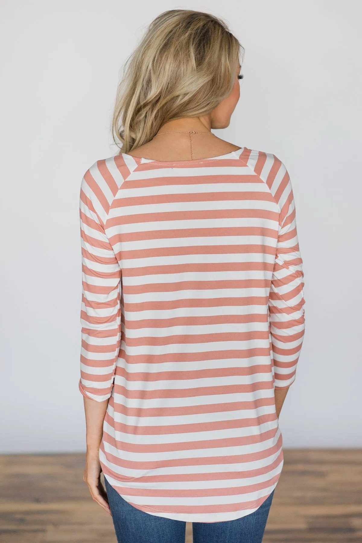 Comes Naturally Striped Top