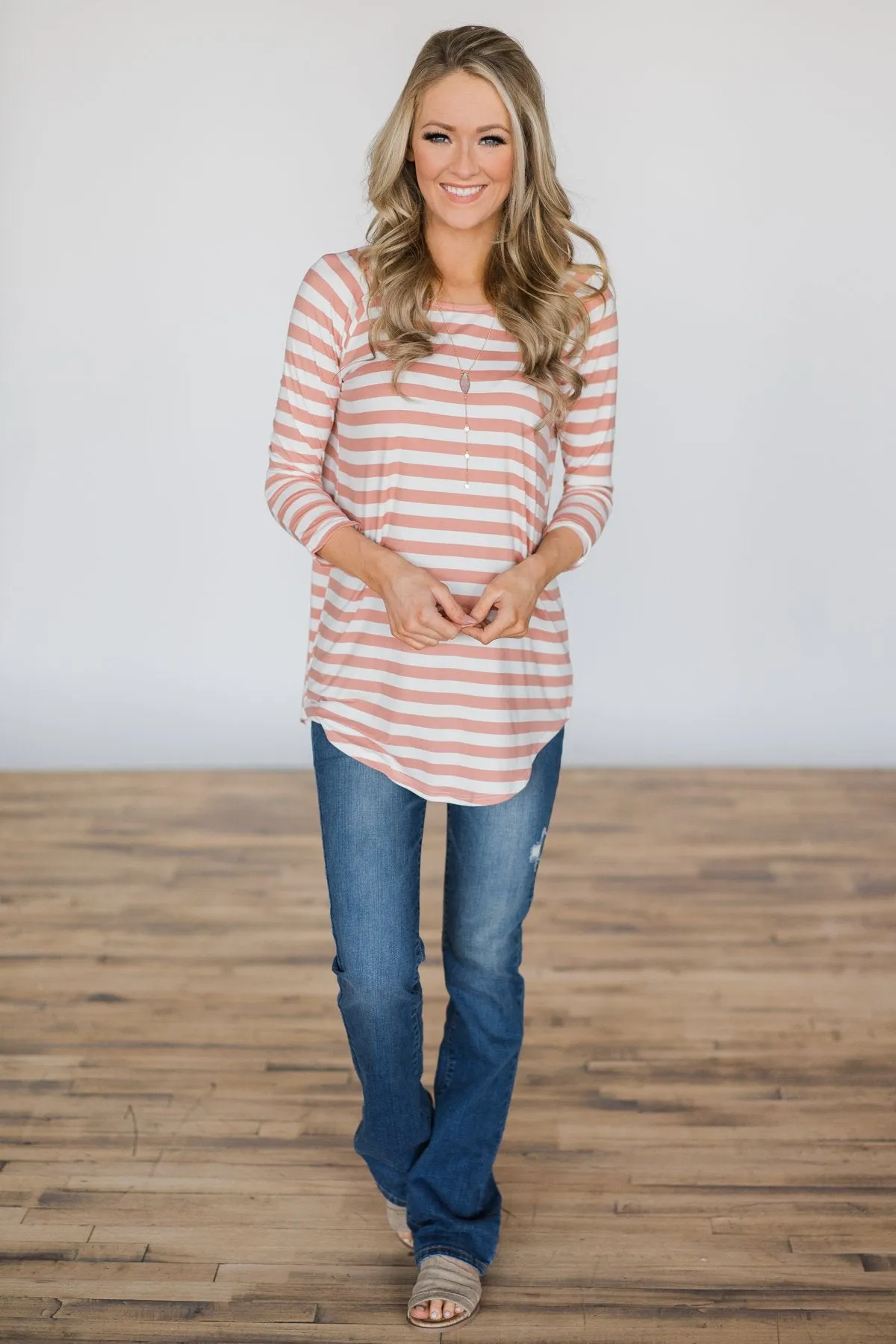 Comes Naturally Striped Top