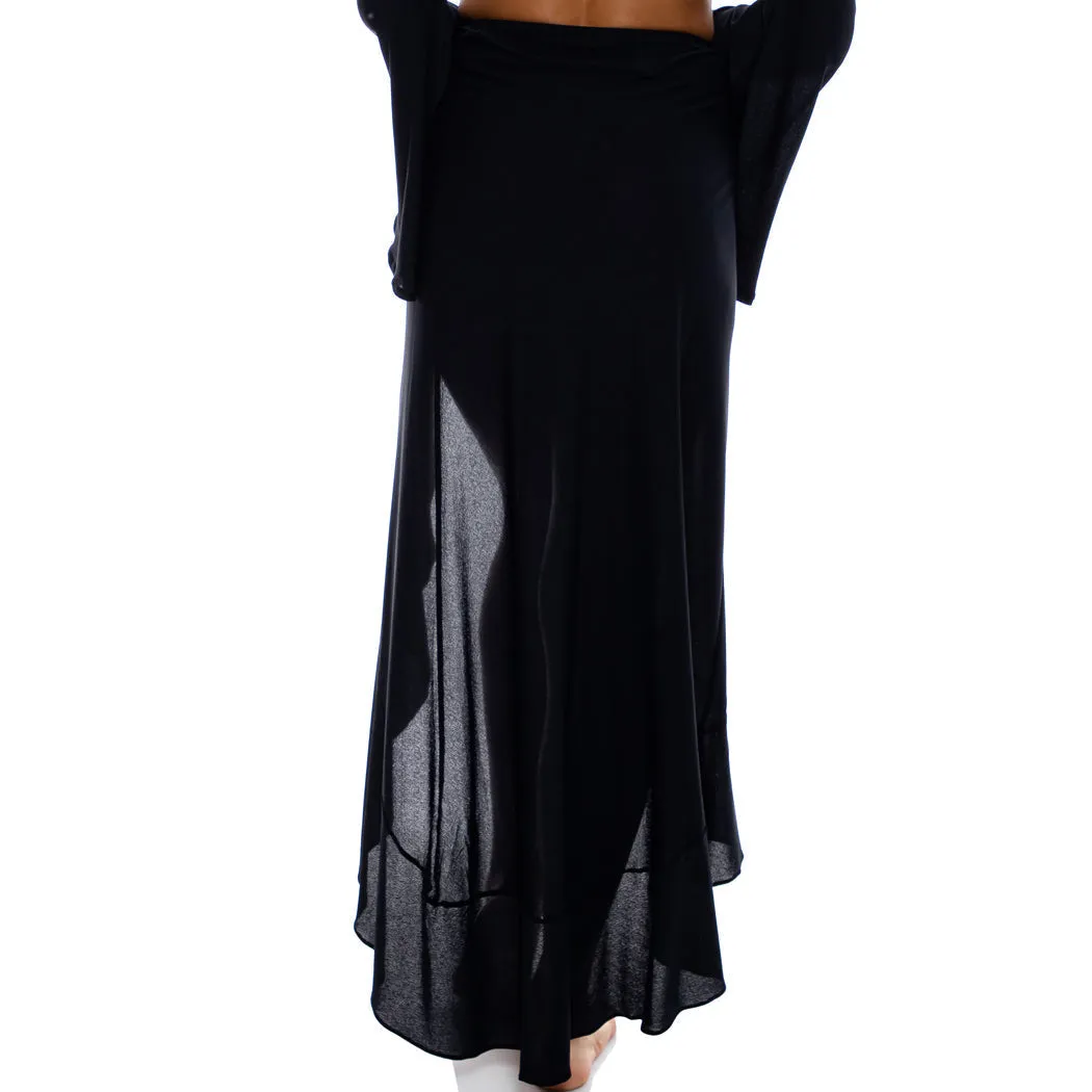 COSITA BUENA - Ruffle High Lo Slit Skirt-CLS