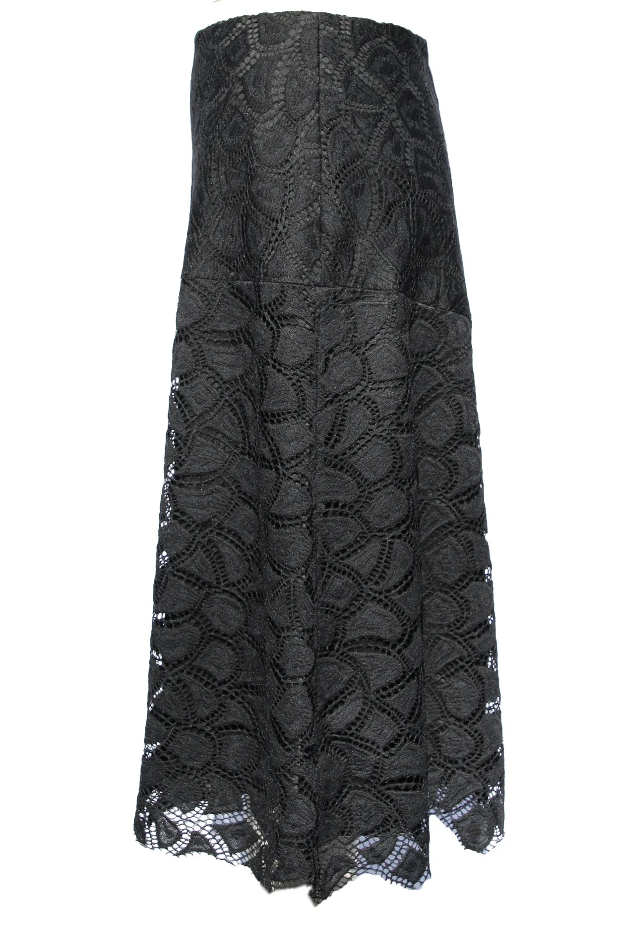 Cotton Lace A-Line Skirt