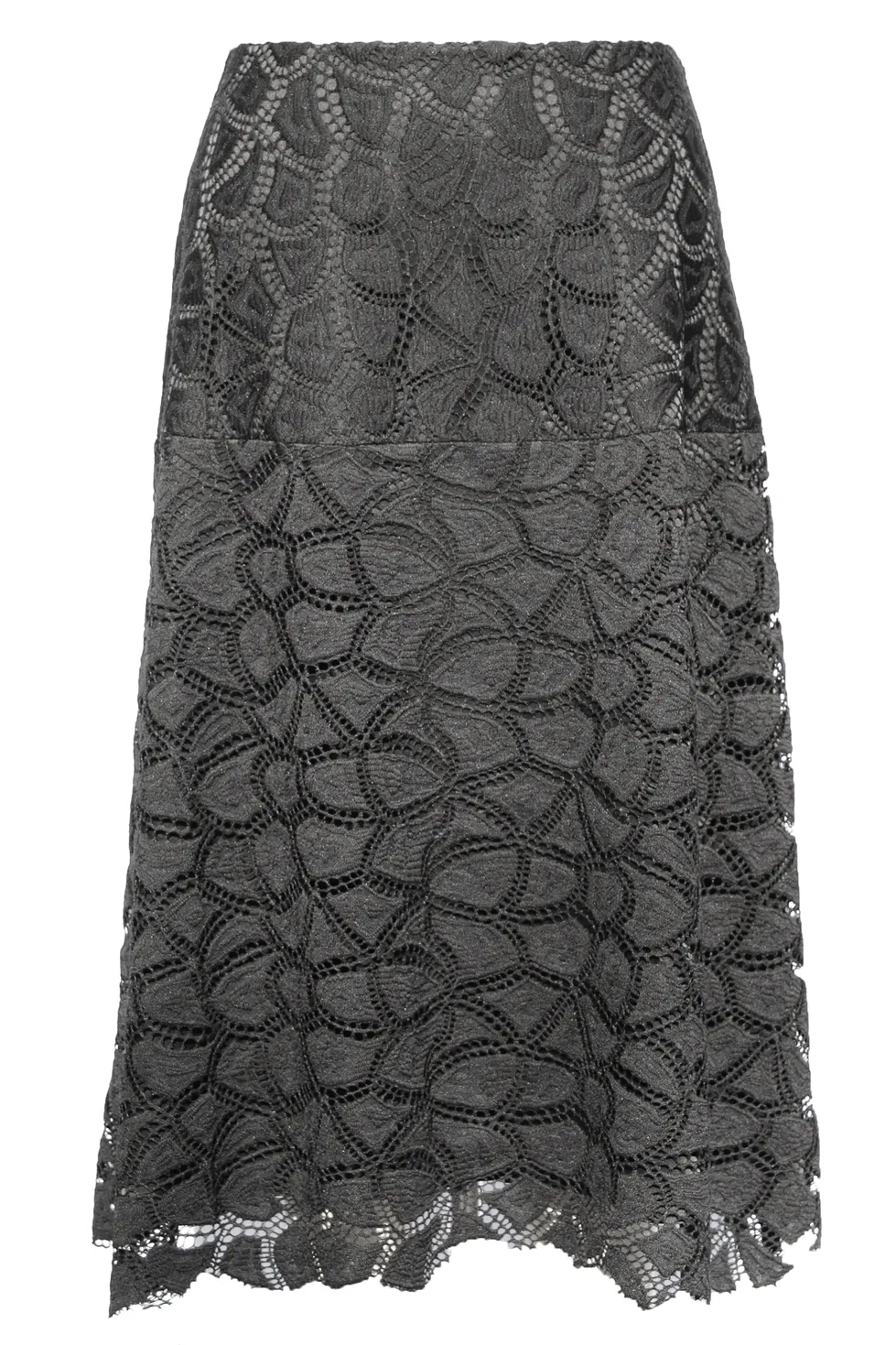 Cotton Lace A-Line Skirt
