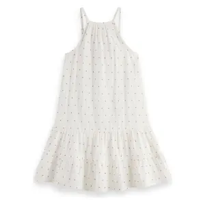 Crinkle Cotton A-Line Dress