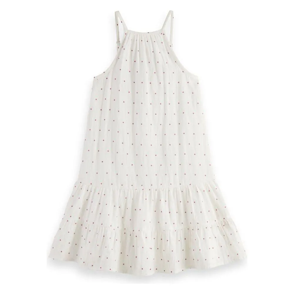Crinkle Cotton A-Line Dress