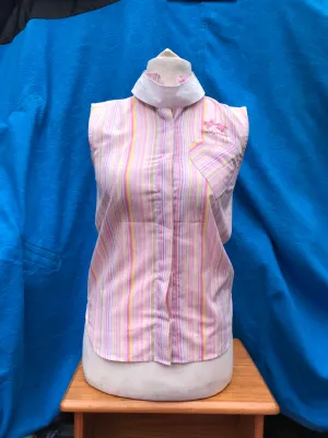 Cuddly ponies striped no sleeve shirt FREE POSTAGE