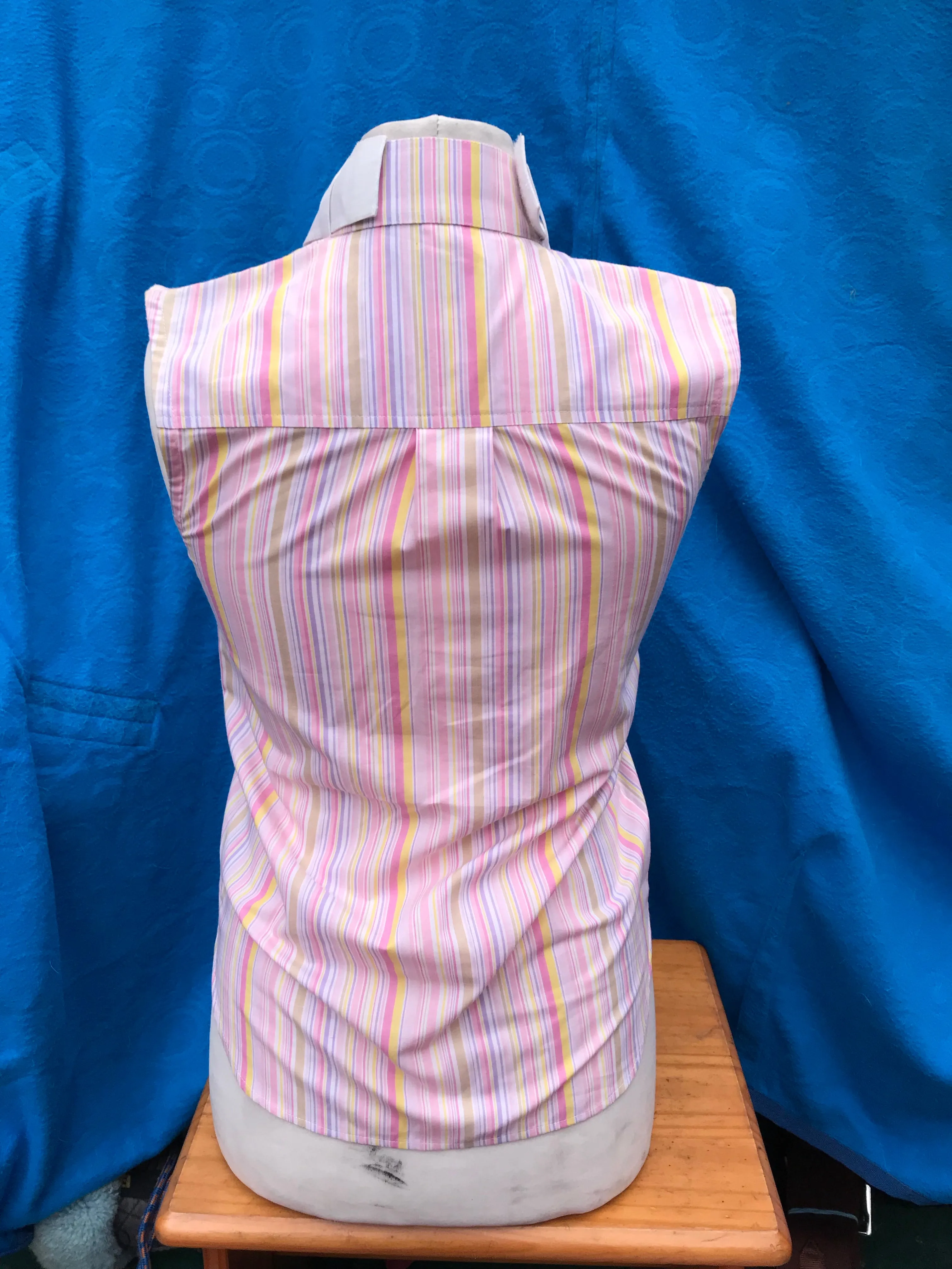 Cuddly ponies striped no sleeve shirt FREE POSTAGE