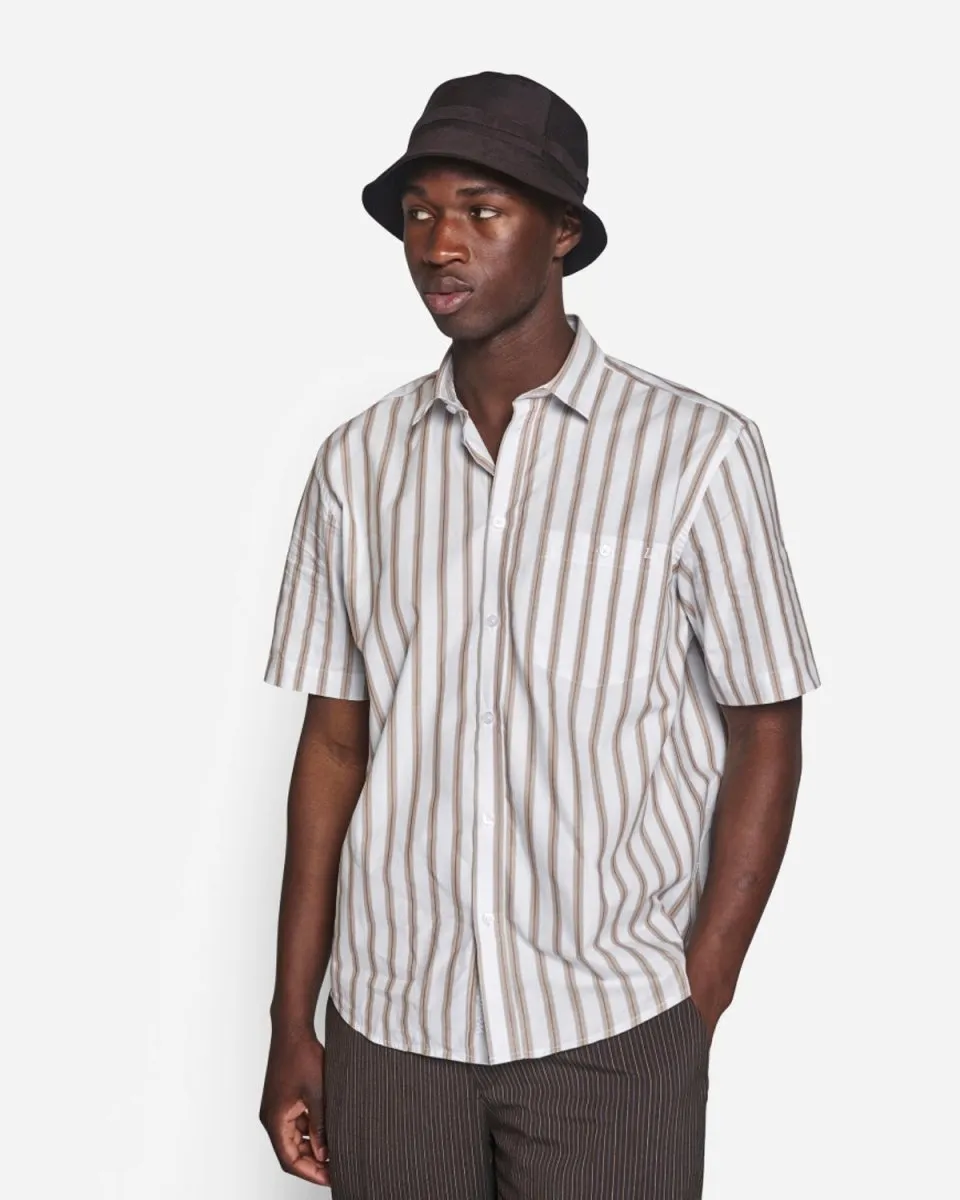 Dads Striped Shirt - Cream White