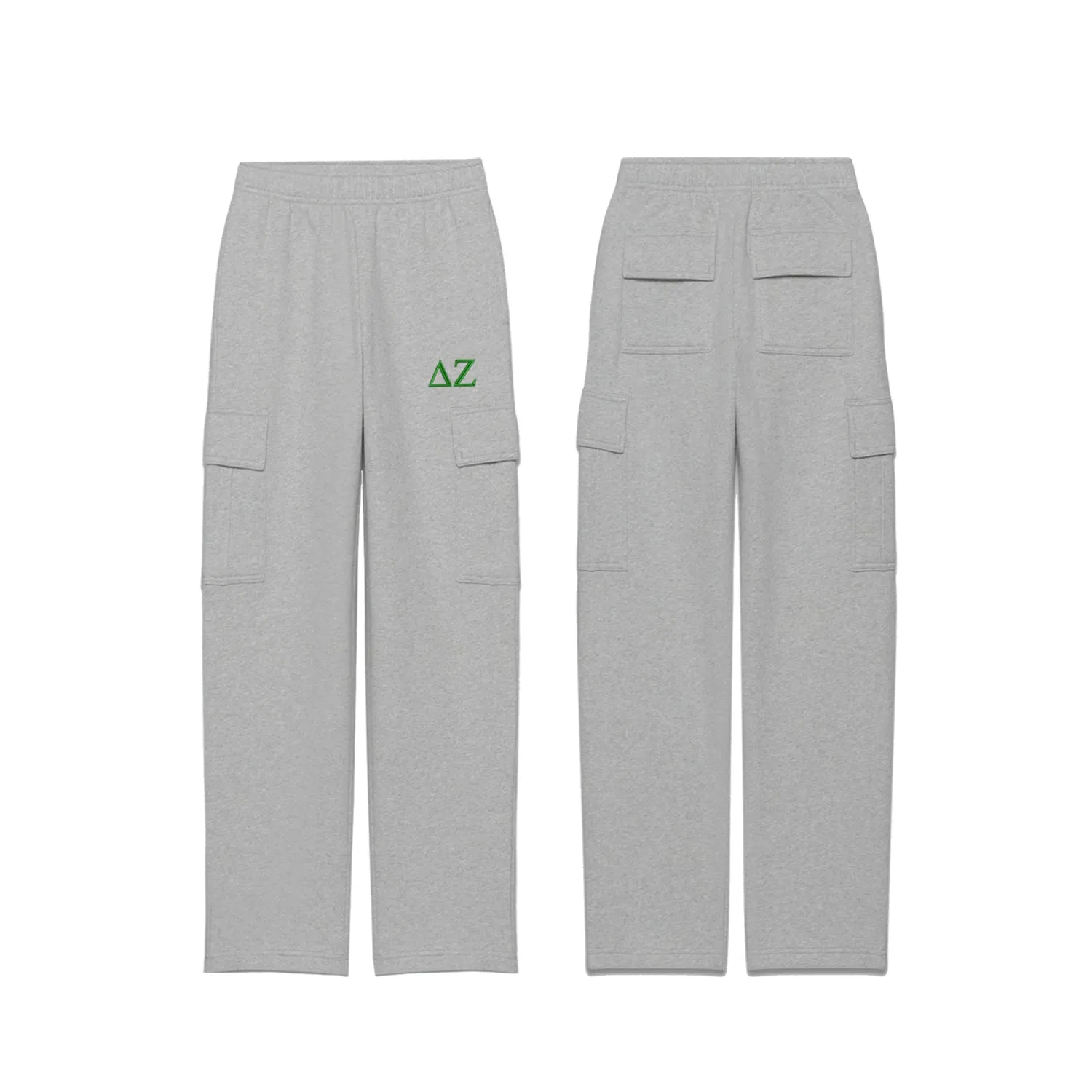Delta Zeta Fave Fit Fleece Cargo Hoodie Set