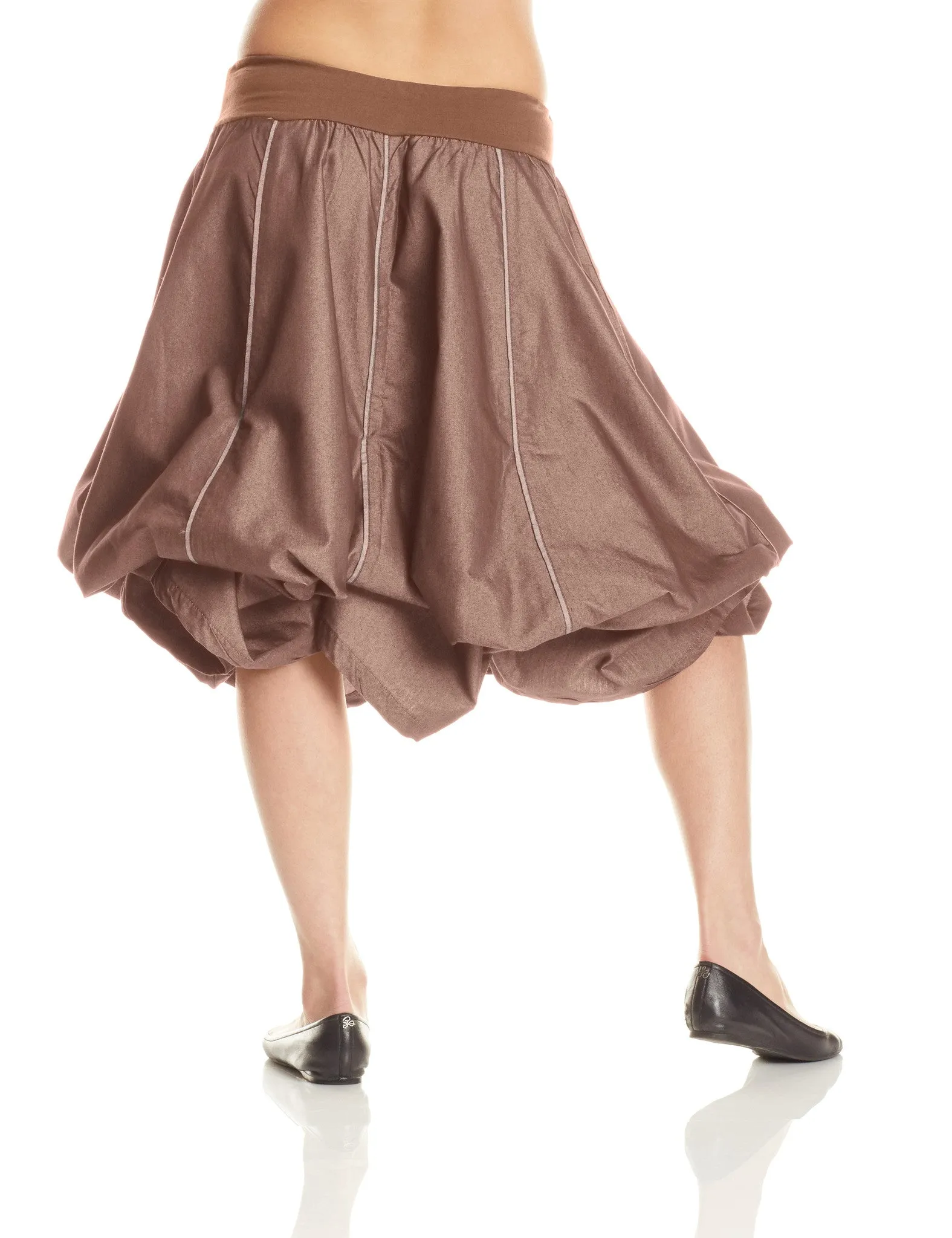Denim Balloon Skirt