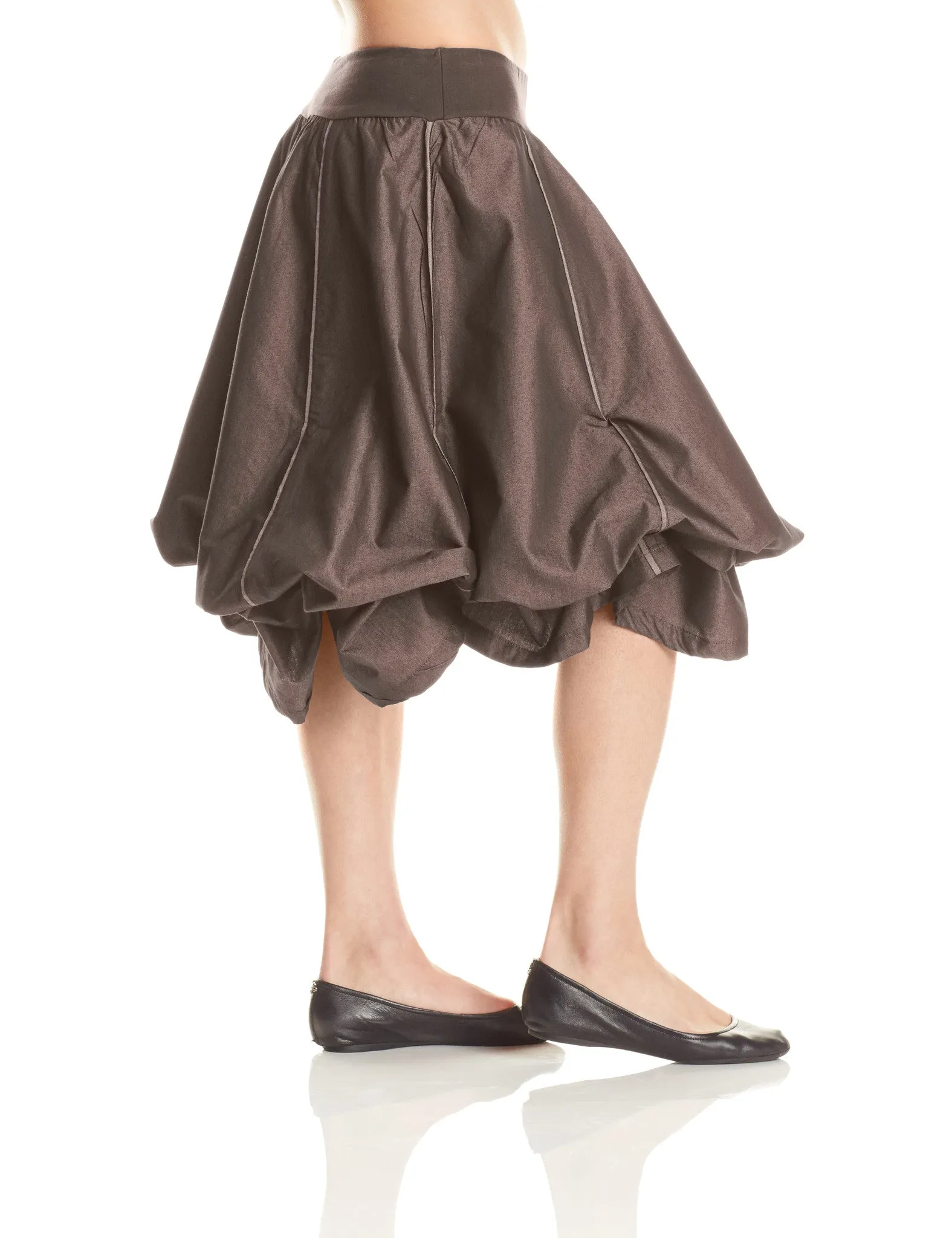 Denim Balloon Skirt