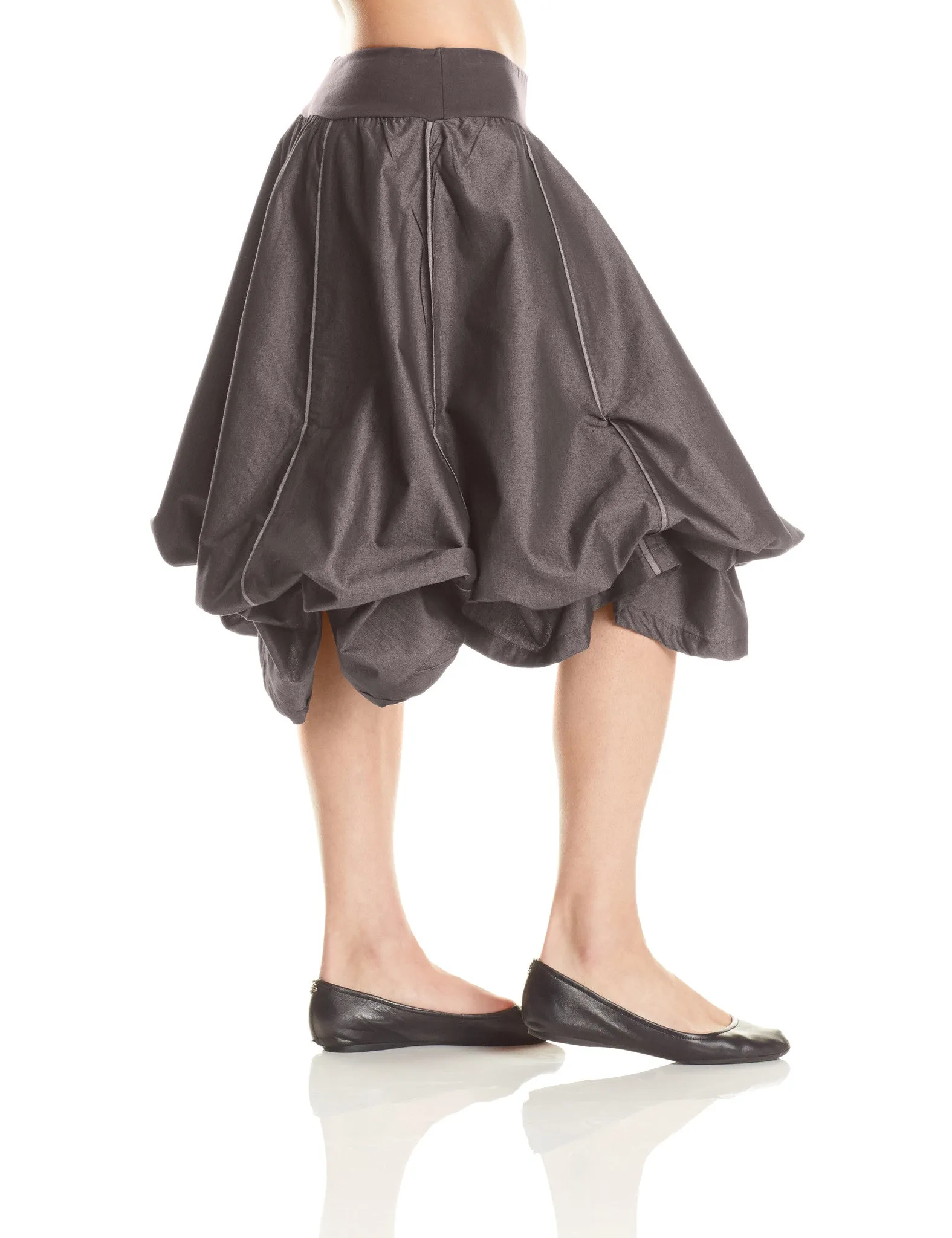 Denim Balloon Skirt