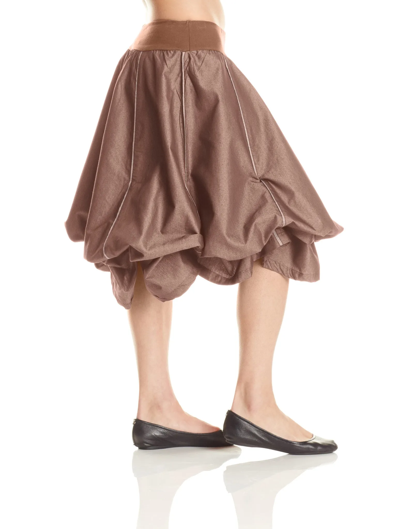 Denim Balloon Skirt