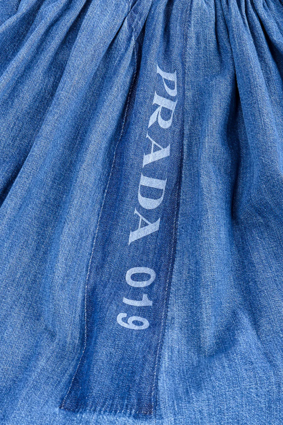 Denim Peasant Skirt
