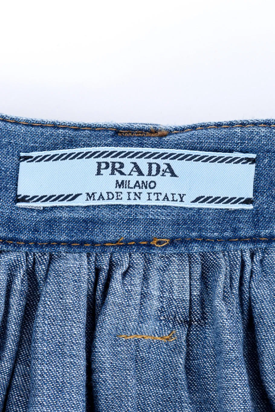 Denim Peasant Skirt