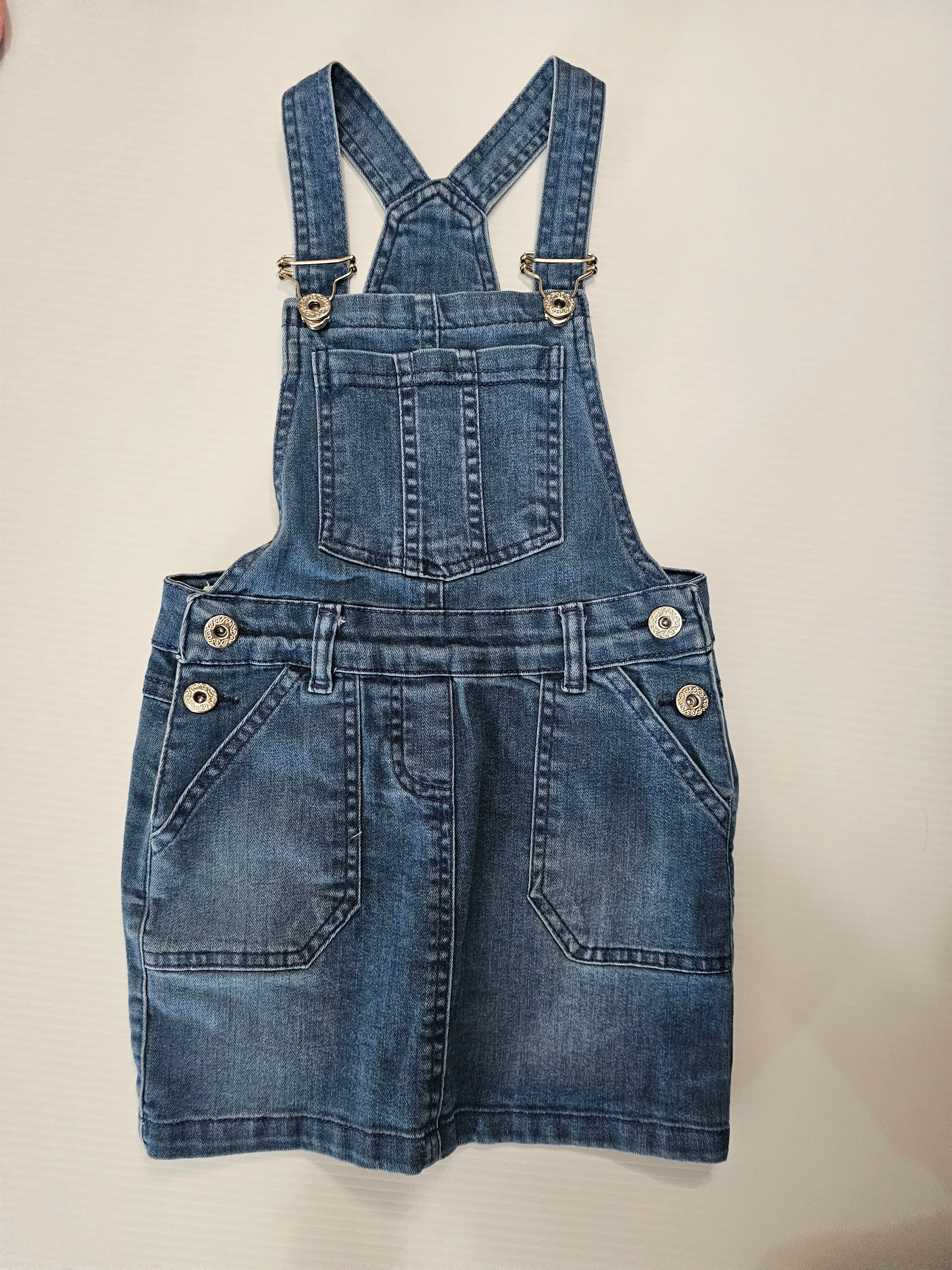 Denim Romper Skirt