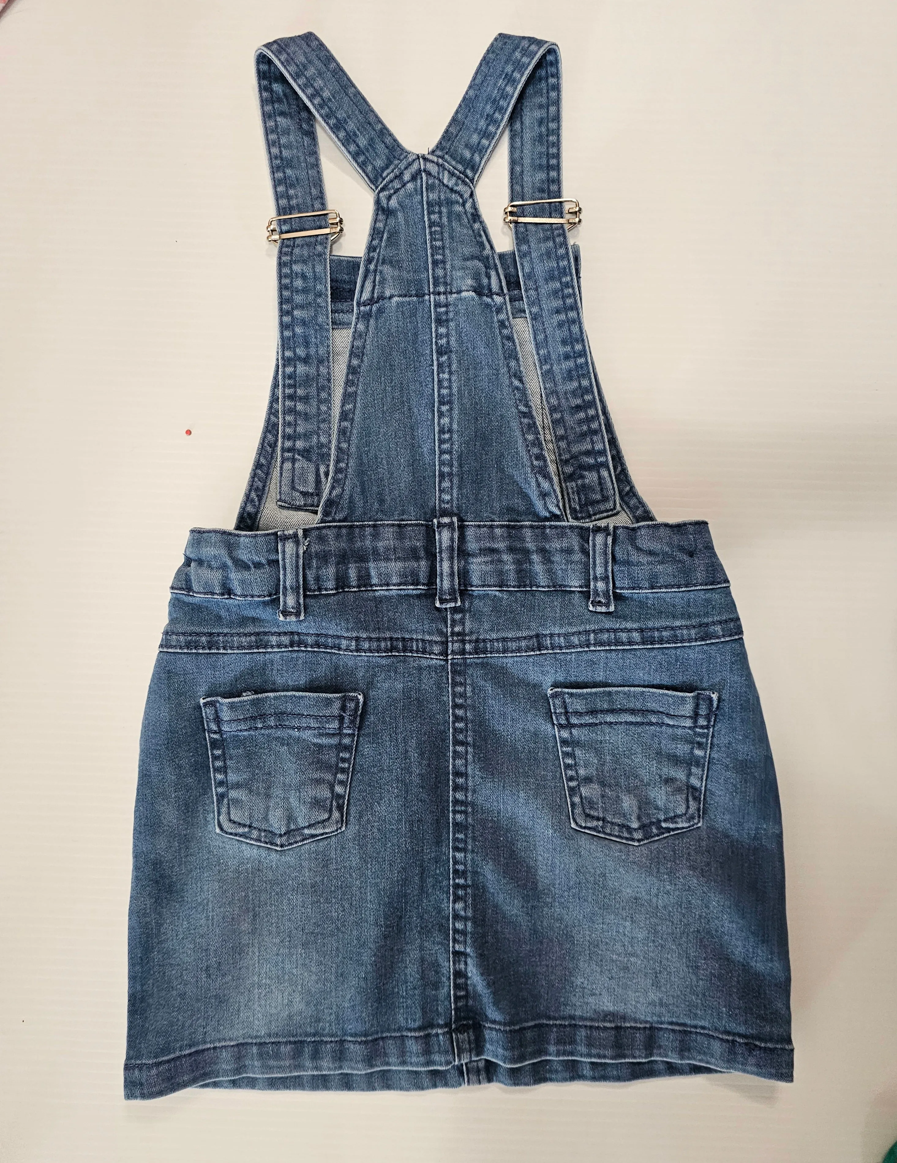 Denim Romper Skirt