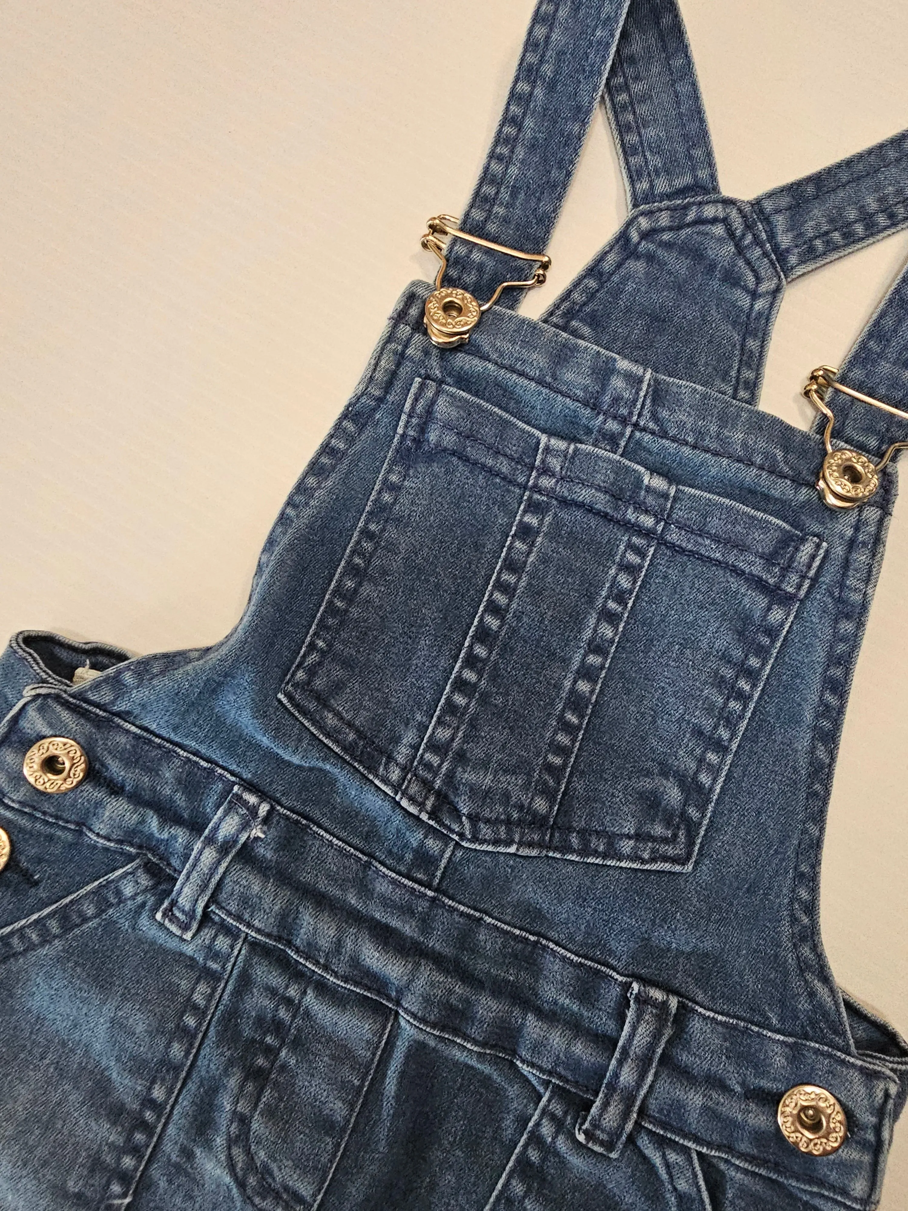 Denim Romper Skirt