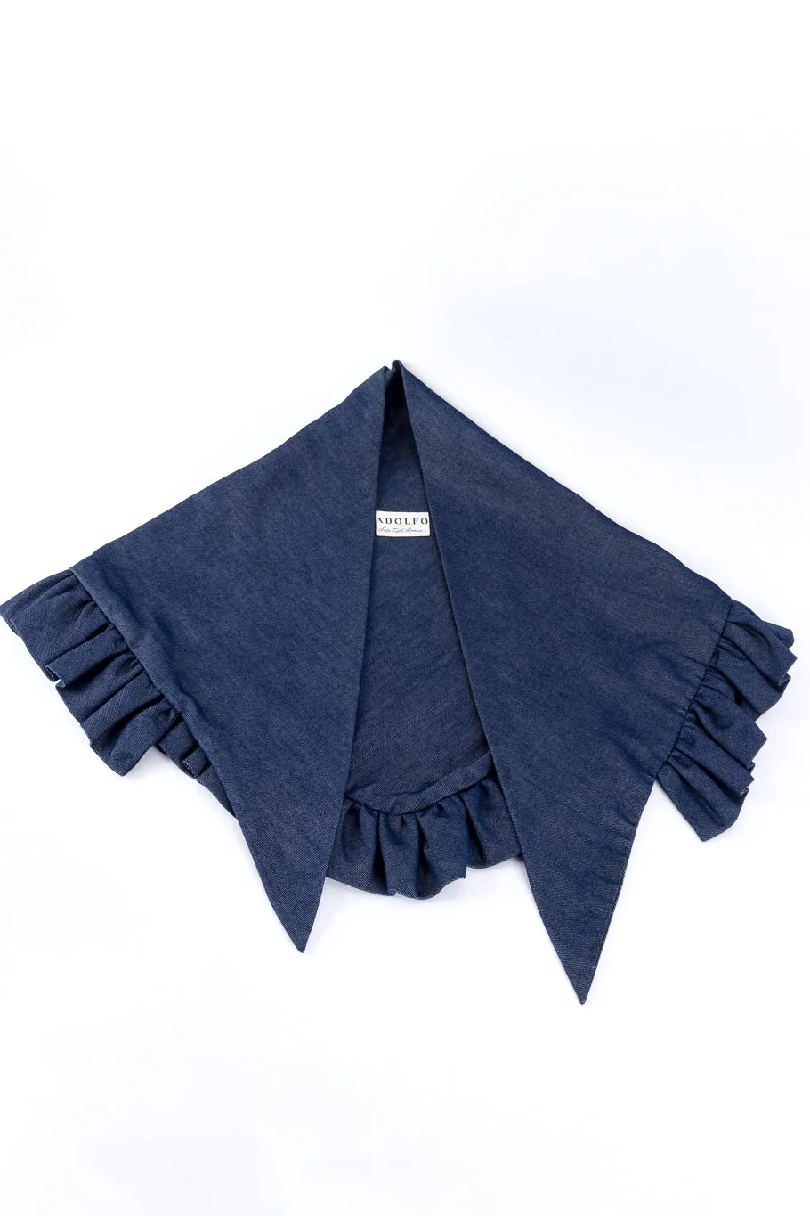 Denim Shawl & Skirt Set