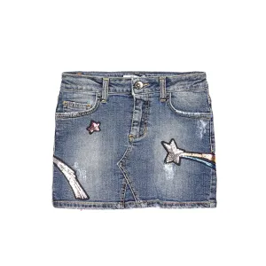 DENIM SKIRT GIRL