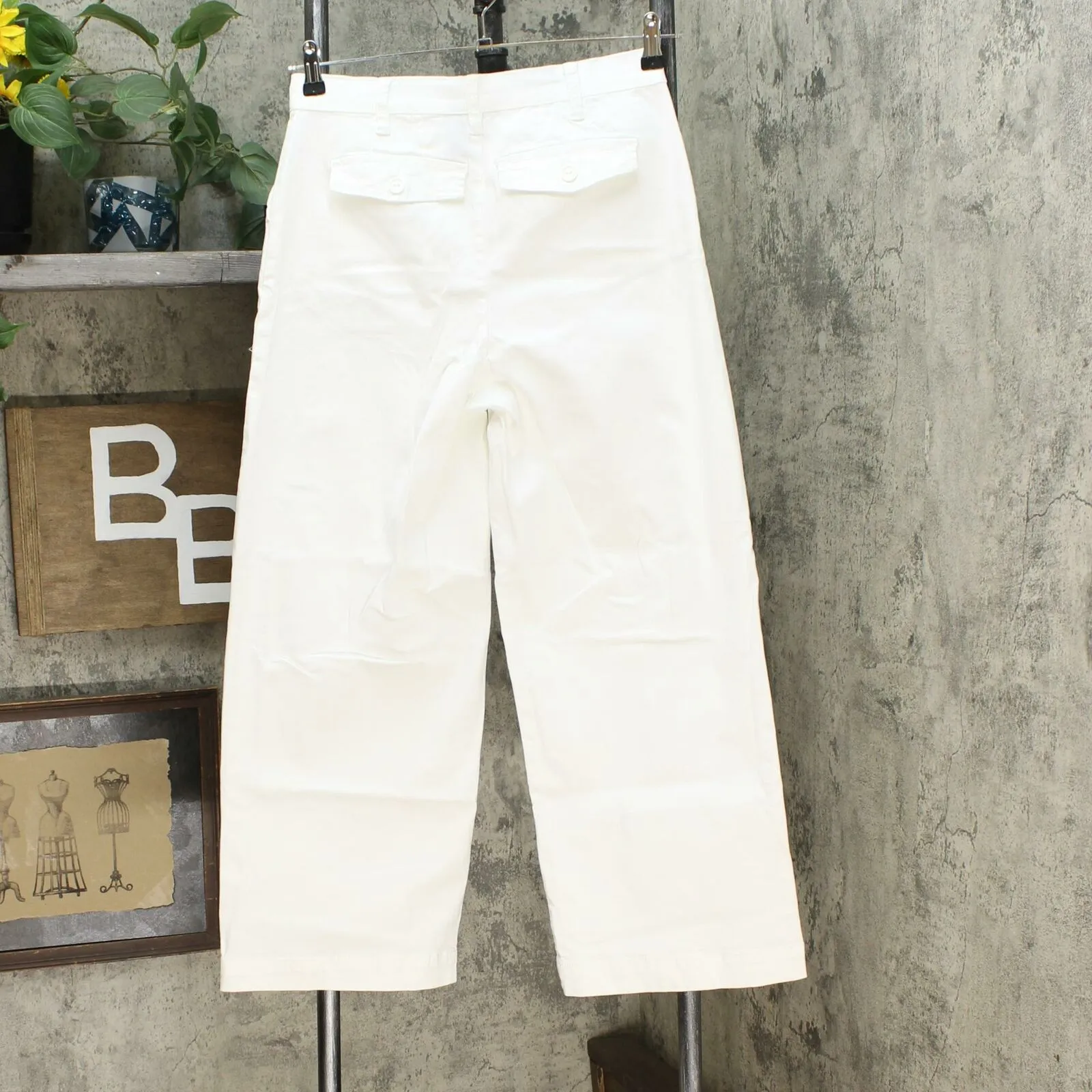 DG2 by Diane Gilman Women's Tall Twill Wide Leg Chino Pants