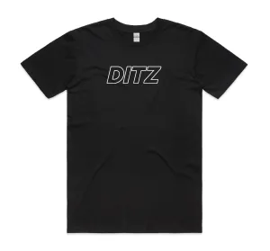 DITZ Logo Black T-Shirt