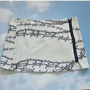 Dolls kill Barb Wire Mini Skirt Current Mood Denim Mini Skirt