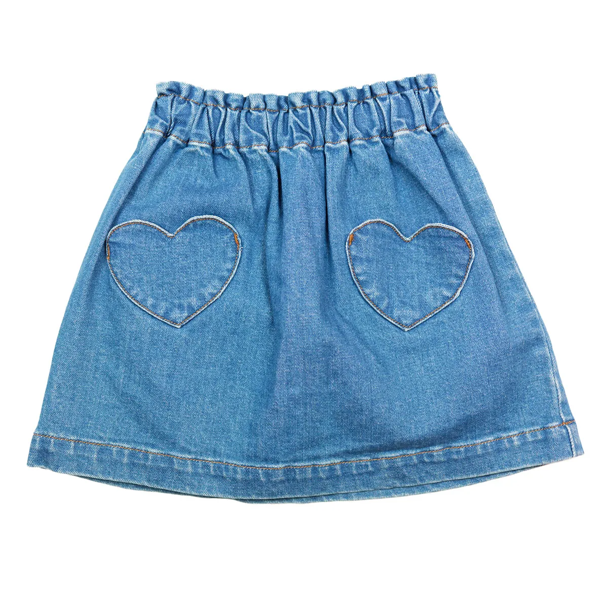 Douchka Denim Heart Pocket Skirt