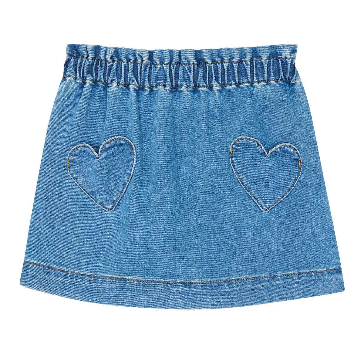 Douchka Denim Heart Pocket Skirt