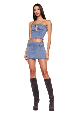 DREW SKIRT - DENIM