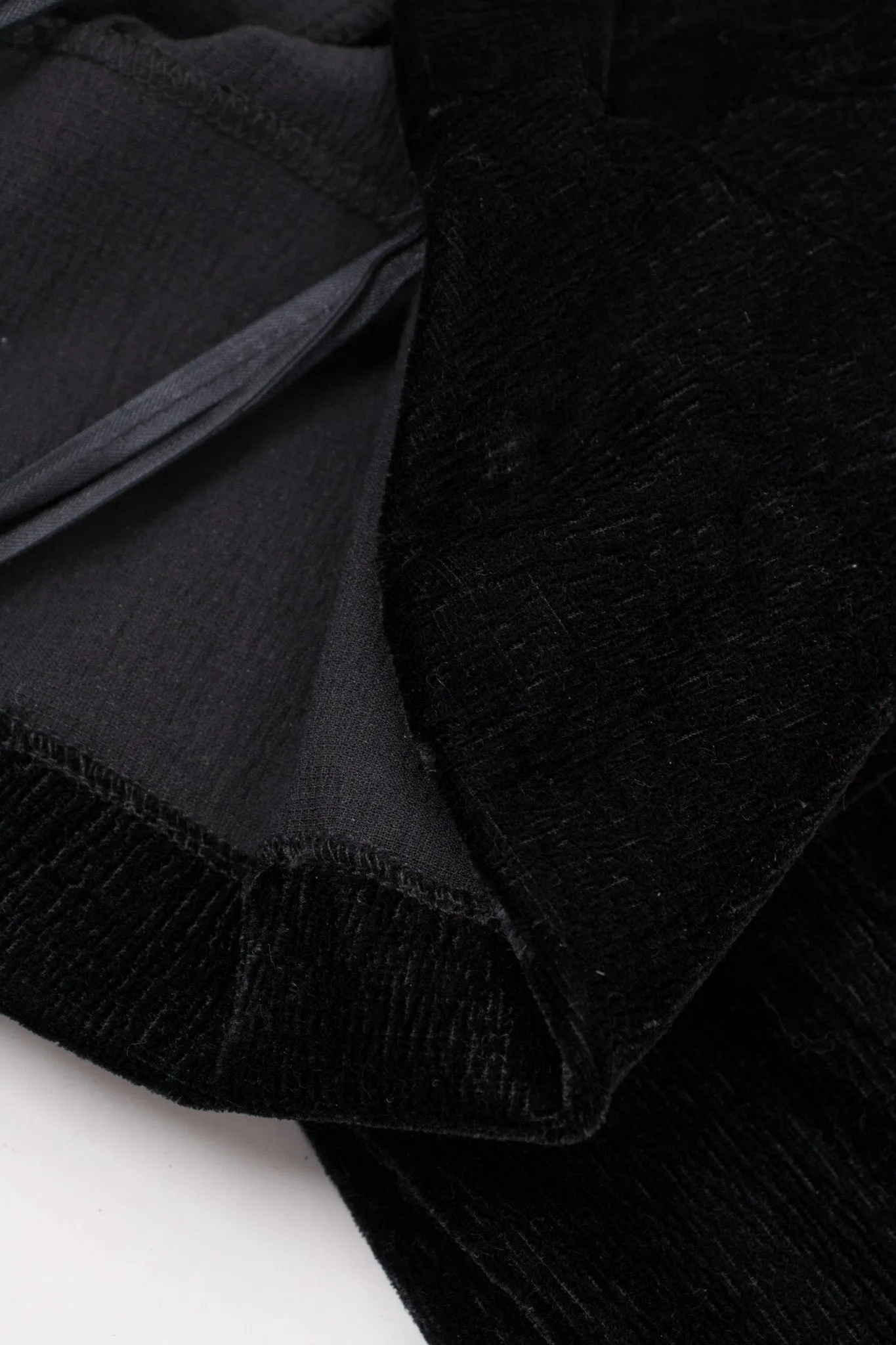 Empire Waist Velvet Skirt