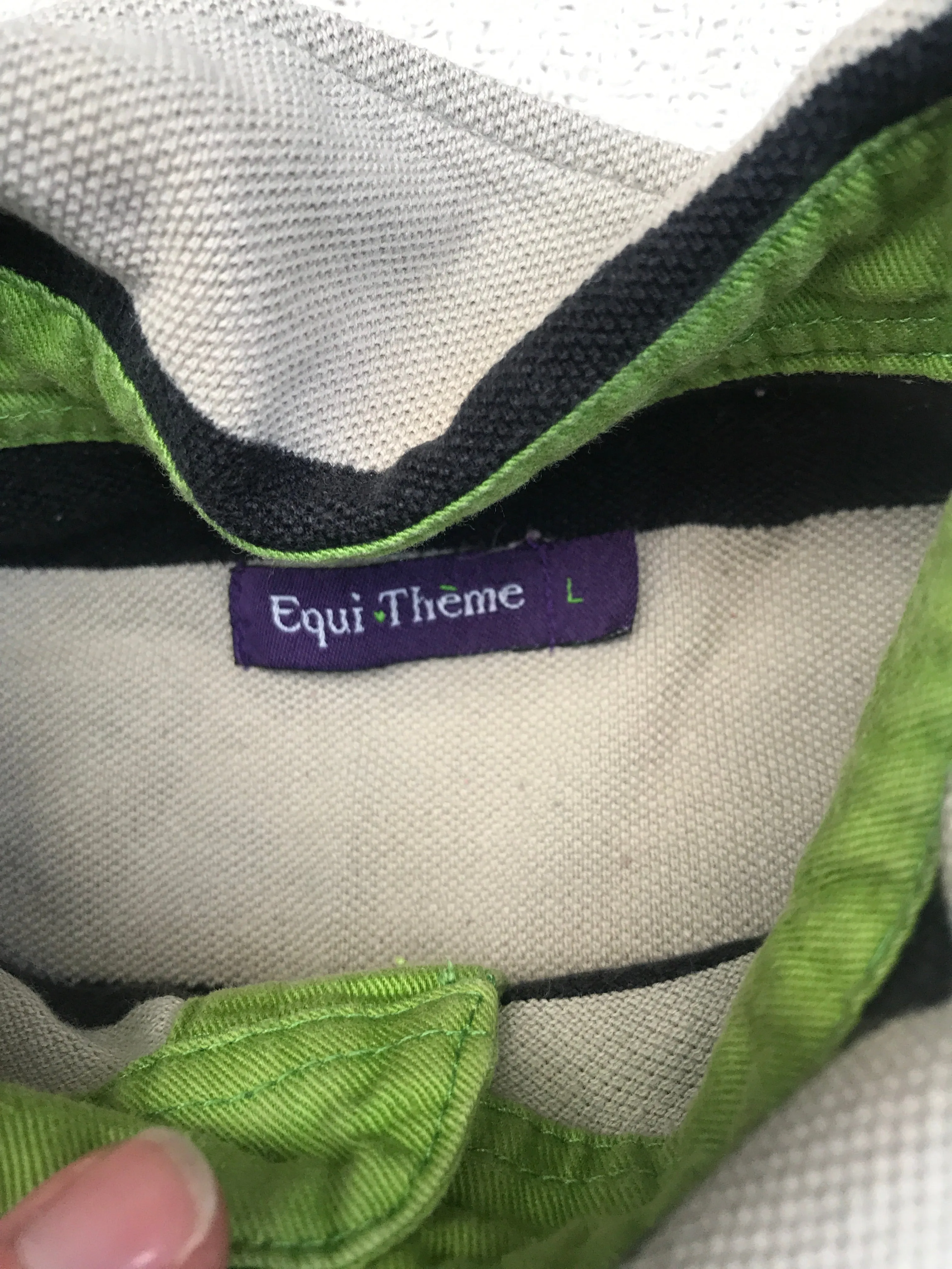 Equi-Thème polo t-shirt size large(16-18)FREE POSTAGE