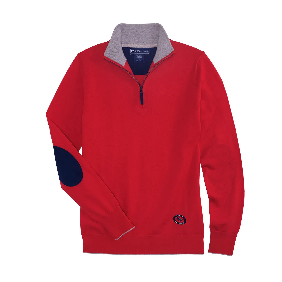 Essex Classics Trey Quarter Zip Sweater