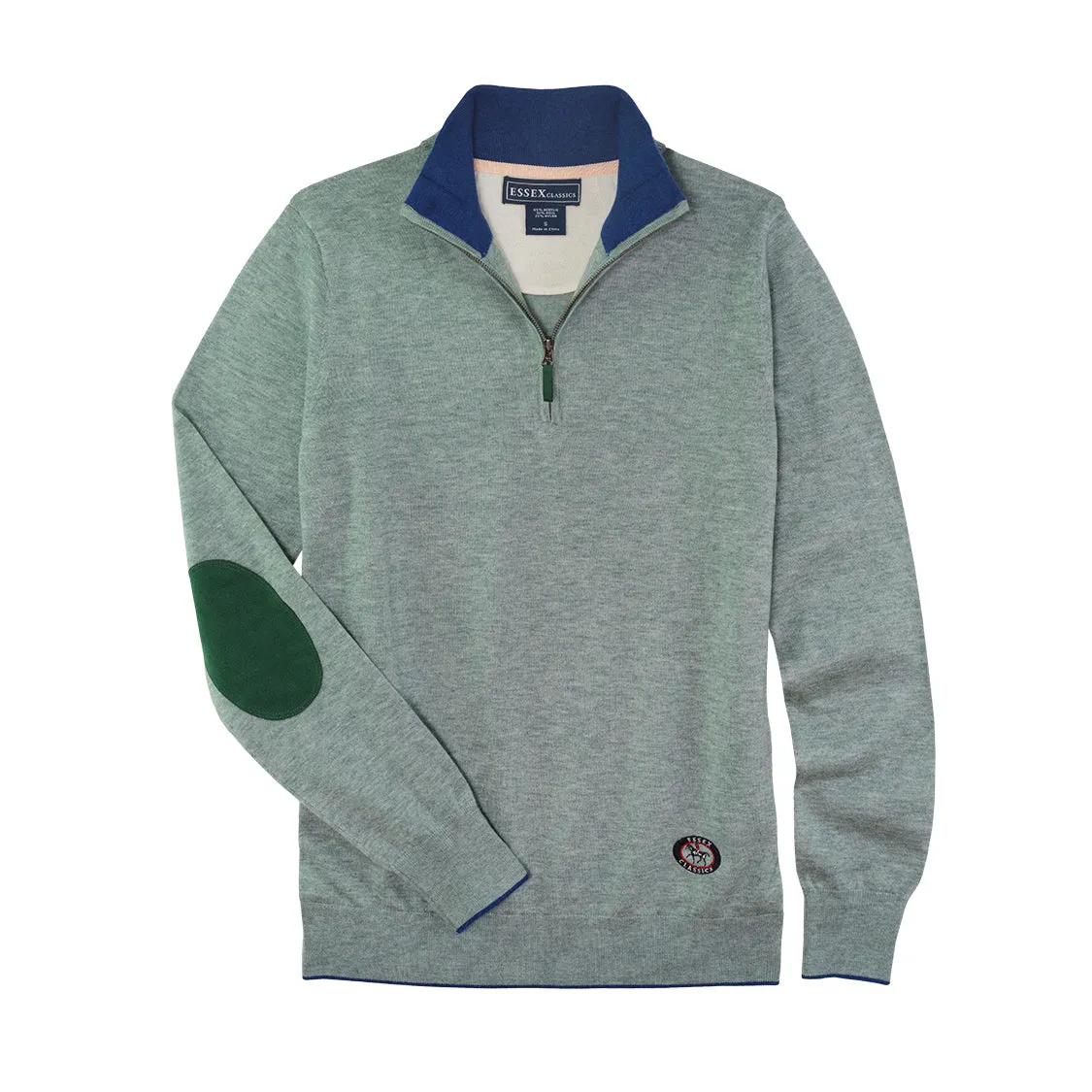 Essex Classics Trey Quarter Zip Sweater