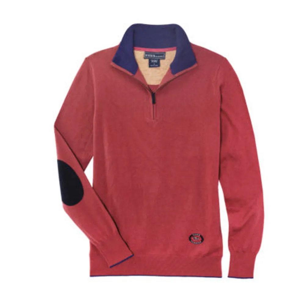 Essex Classics Trey Quarter Zip Sweater